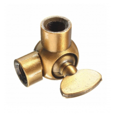 Antique gold swivel joint with clamp